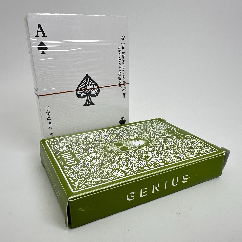 1800 Coconut Tequila Promo Playing Cards Genius Trivia Floral Skull Deck NEW